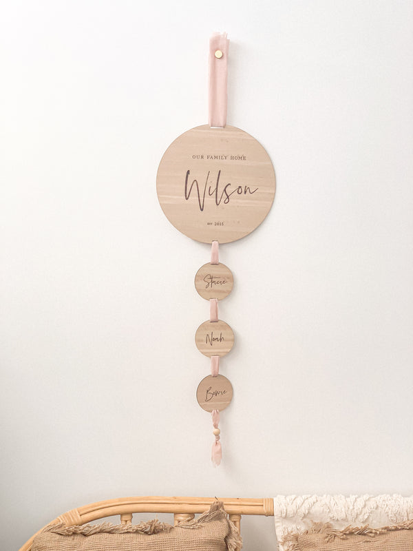 Family Wall Chain - The Little Details Design Boutique